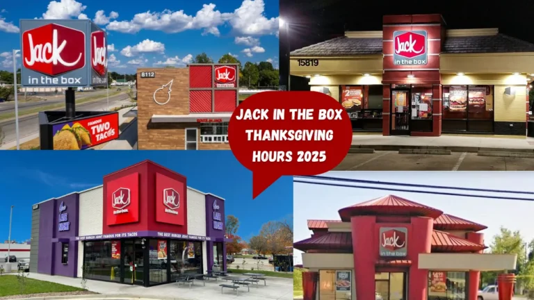 Jack in the Box Thanksgiving Hours