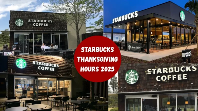 Starbucks Thanksgiving Hours