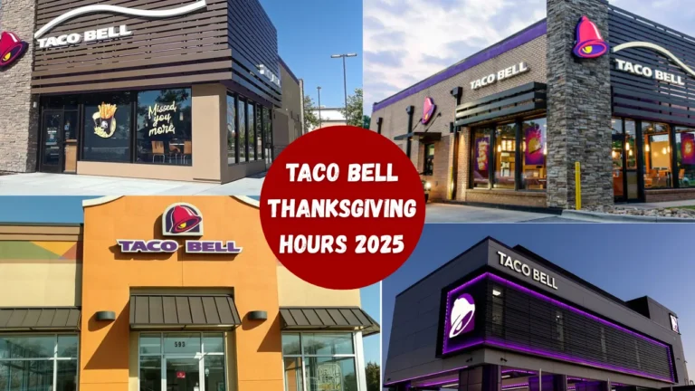 Taco Bell Thanksgiving hours