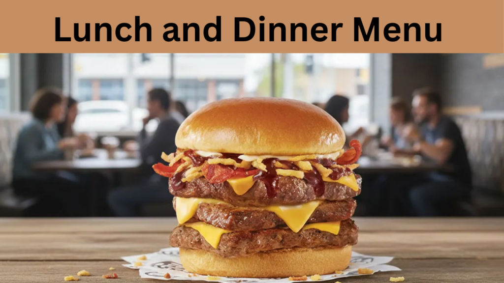 Lunch and Dinner Menu  