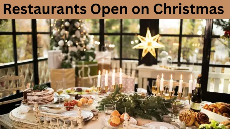 Restaurants Open on Christmas