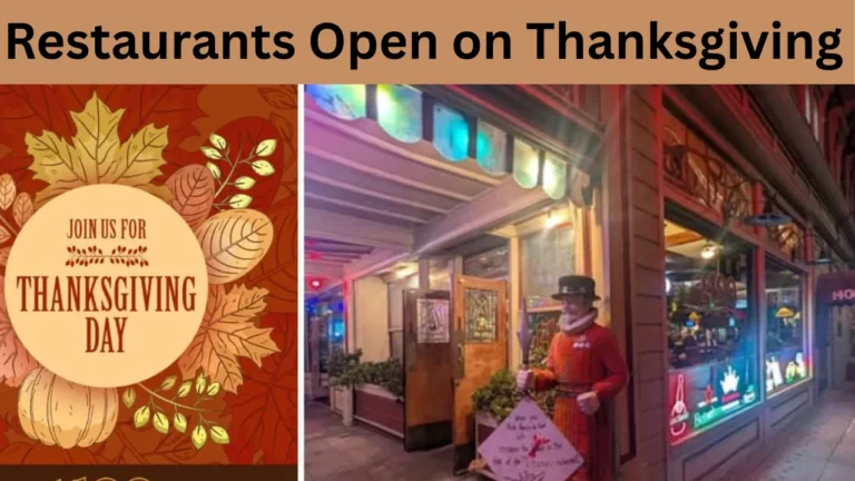 Restaurants Open on Thanksgiving