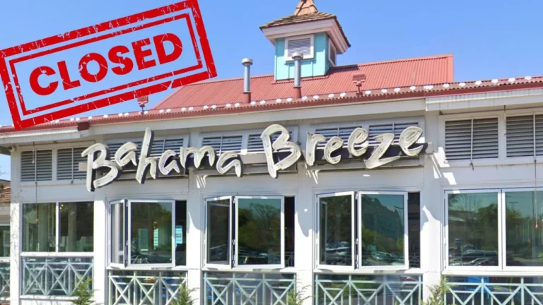 Bahama Breeze Closing