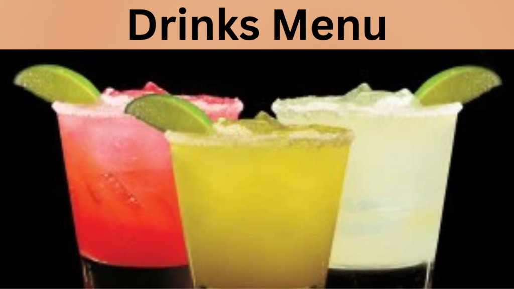 Drinks Menu