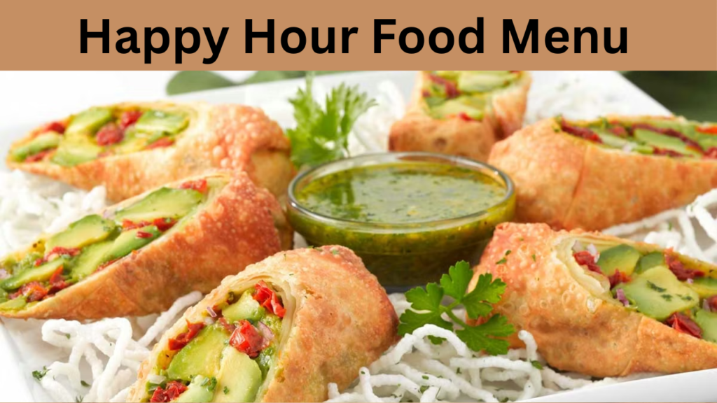 Happy Hour Food Menu
