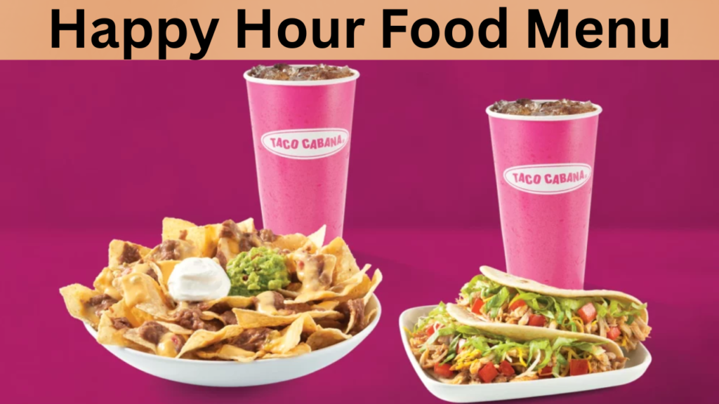 Happy Hour Food Menu
