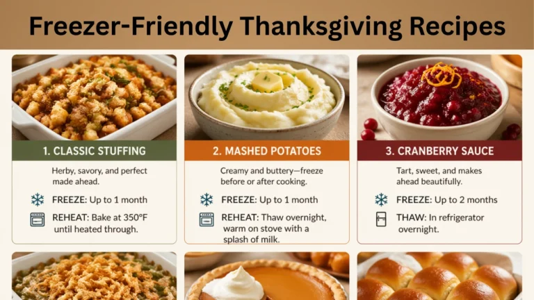Freezer-Friendly Thanksgiving Recipes
