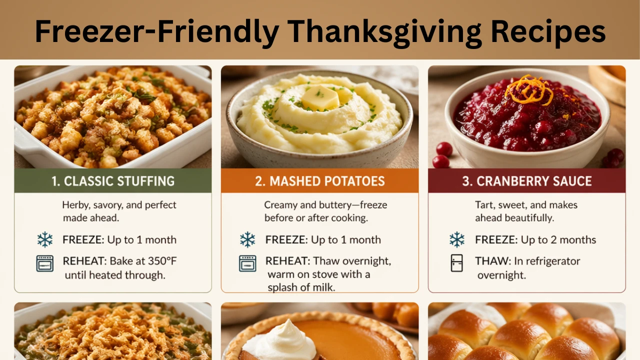 Freezer-Friendly Thanksgiving Recipes