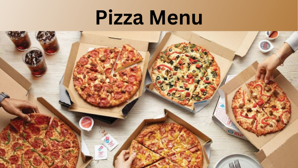 Pizza Menu