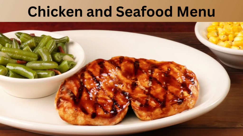 Chicken and Seafood Menu
