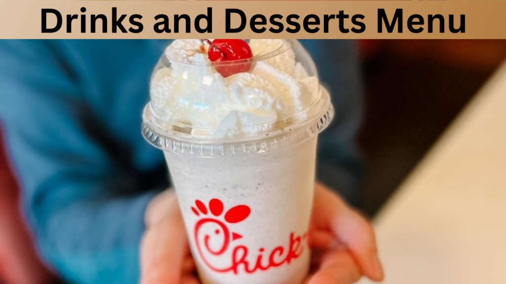 Drinks and Desserts Menu