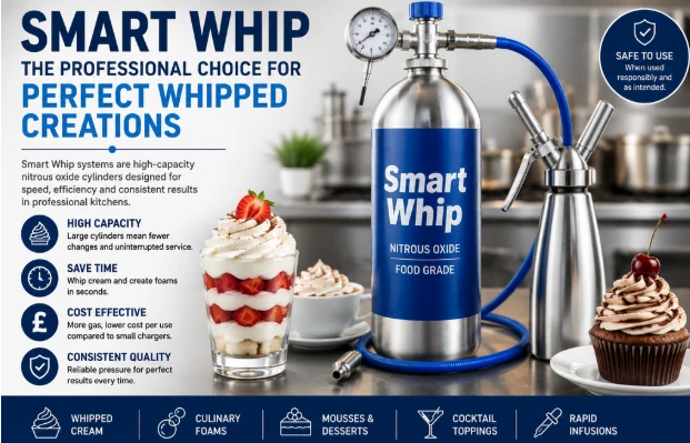 Smart Whip Cylinders Benefits, Uses and Safe Handling Guide