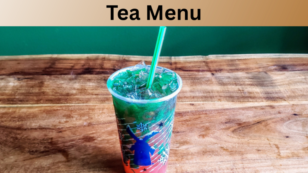 Tea Menu